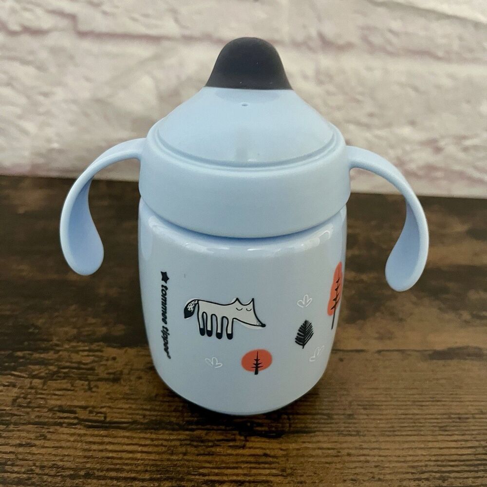 Tommee Tippee Blue Training Sippee Cup Woodland Creatures Soft Spout